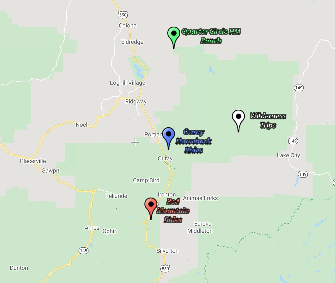 horseback riding in ouray colorado